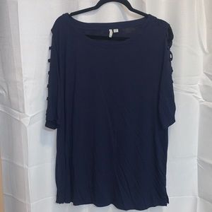 Navy Blue EST. 1946 Blouse